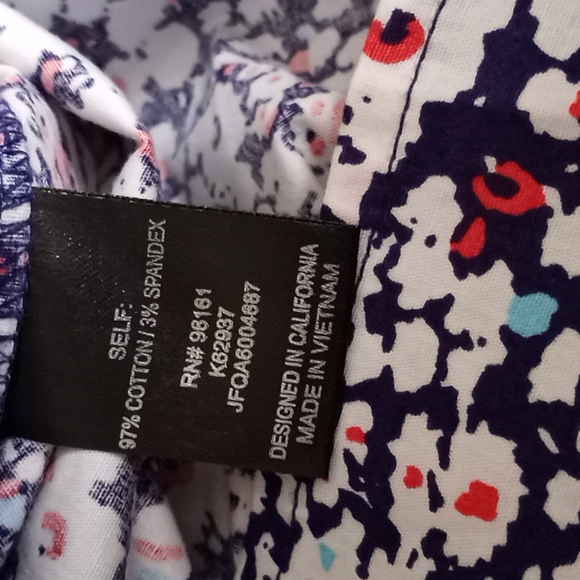 Bebop Strapless Print Dress Medium - Picture 7 of 8